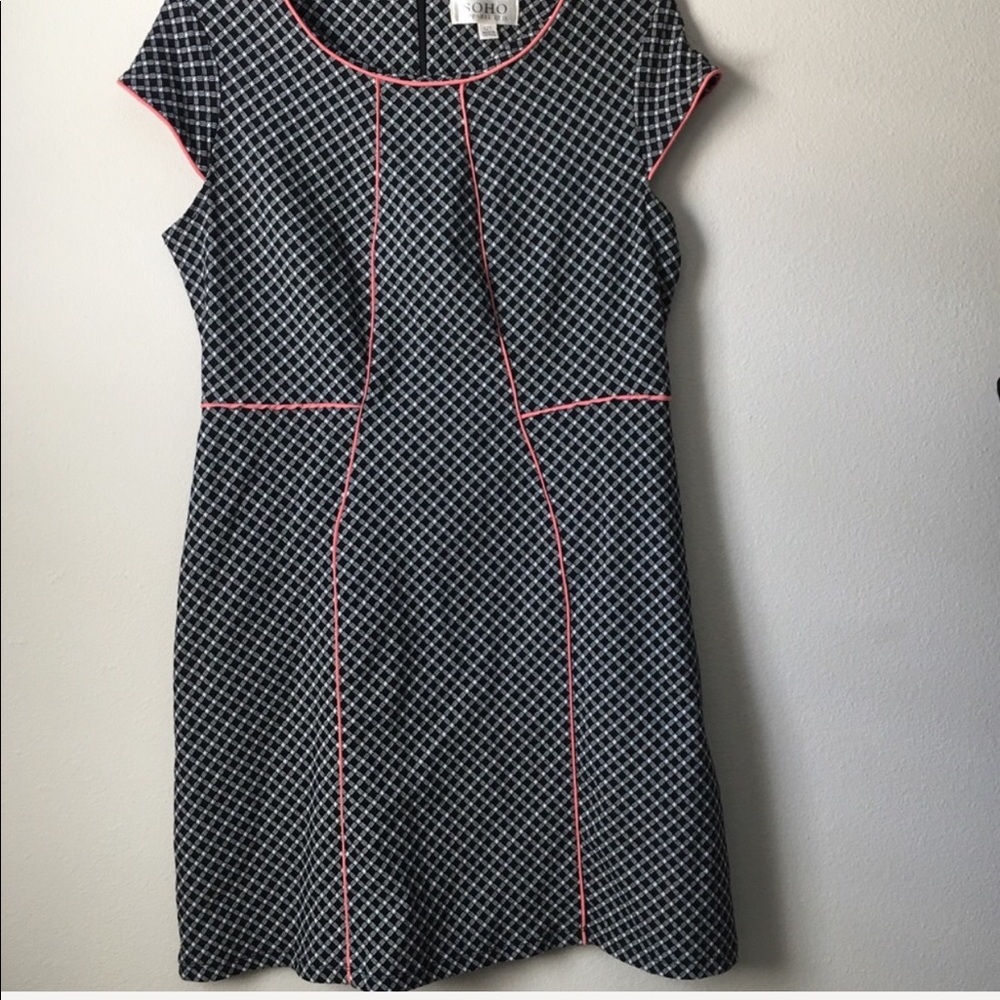 Soho Apparel Ltd Dress Black/White SZ 12P